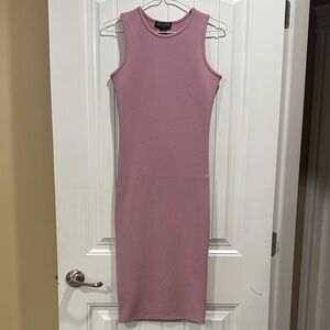 Mauve Sleeveless Midi Dress